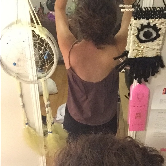 Urban Outfitters Mauve Flowy Top - Picture 5 of 5